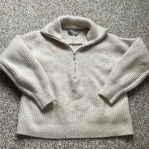 Everlane wool quarter zip